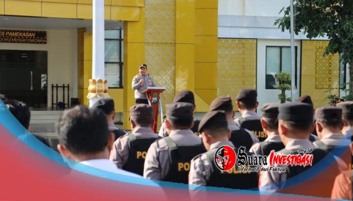 Polres Pamekasan Kerahkan Personel Gabungan Amankan Keberangkatan Calon Jamaah Haji 2026, Sediakan Fasilitas Ojek Gratis