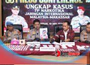 Polrestabes Makassar Bongkar Jaringan Narkoba Internasional Malaysia–Makassar, WNA Masuk Daftar Buronan Polisi