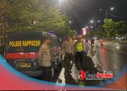 Wakapolsek Rappocini dan Personel Lakukan Penjagaan Pemantauan Cegah Kelompok Geng Motor