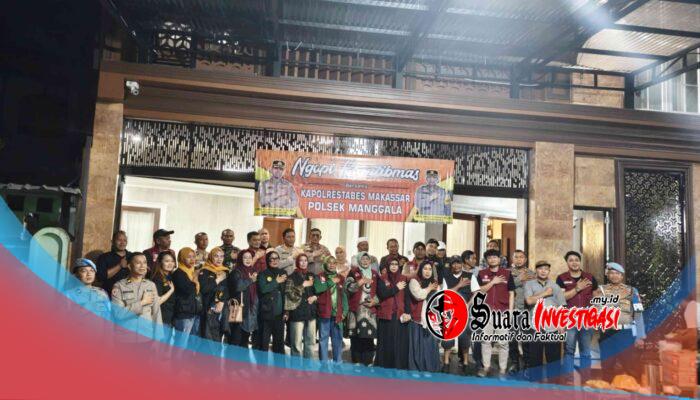 Wakapolrestabes Makassar Gelar Ngopi Kamtibmas, Warga Borong Sampaikan Beragam Aspirasi