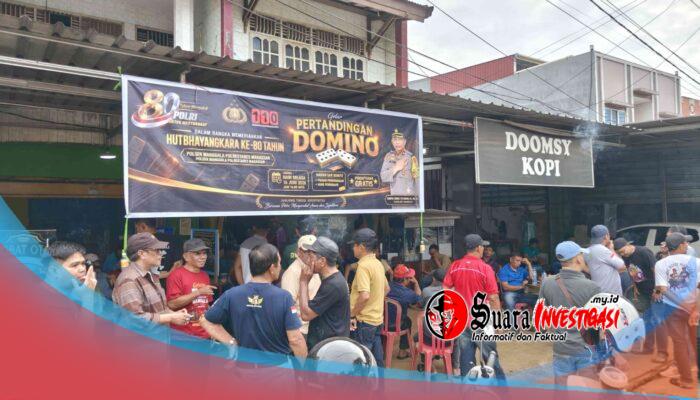 Polsek Manggala Gelar Turnamen Domino HUT Bhayangkara Ke-80, 80 Pasang Peserta Ramaikan Kompetisi